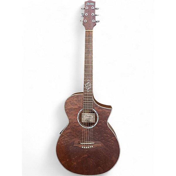 Used Ibanez EWC30QHERLG Mahogany Acoustic Electric Guitar