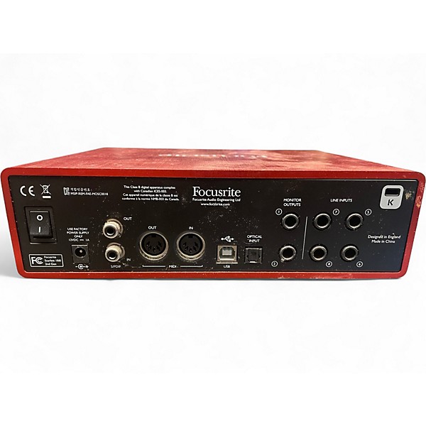 Used Focusrite Scarlett 18i8 Gen 2 Audio Interface
