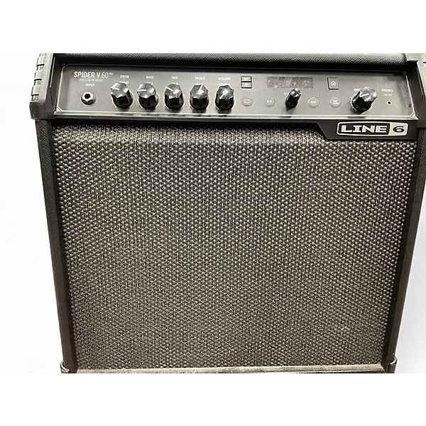 Used Line 6 Spider V 60 1x10 Guitar Combo Amp