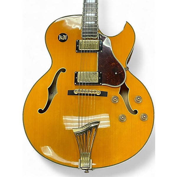 Used Greg Bennett Design by Samick LASALLE JZ 3 Orange Hollow Body Electric Guitar