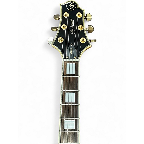 Used Greg Bennett Design by Samick LASALLE JZ 3 Orange Hollow Body Electric Guitar