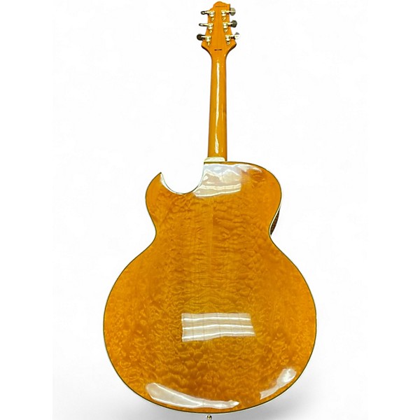 Used Greg Bennett Design by Samick LASALLE JZ 3 Orange Hollow Body Electric Guitar