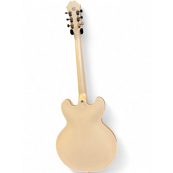 Used Epiphone Riviera P93 WHITE Hollow Body Electric Guitar