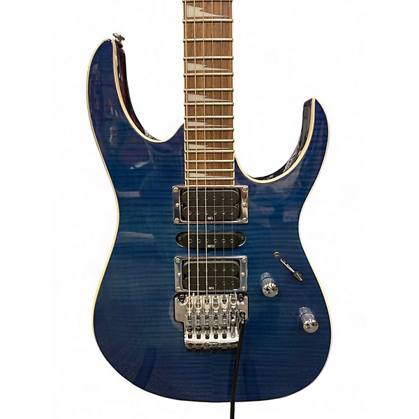 Used Ibanez RG4EXFM1 BLUE Solid Body Electric Guitar