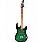 Used Ibanez GRX70QA Transparent Green Burst Solid Body Electric Guitar thumbnail