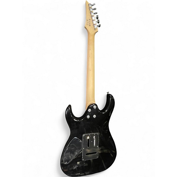 Used Ibanez GRX70QA Transparent Green Burst Solid Body Electric Guitar