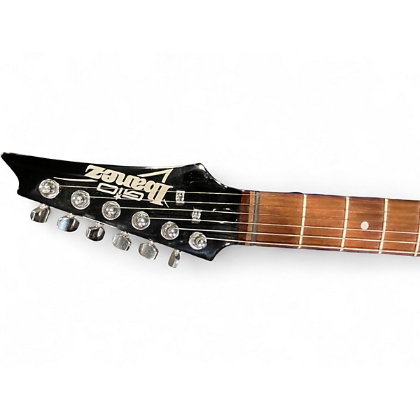 Used Ibanez GRX70QA Transparent Green Burst Solid Body Electric Guitar