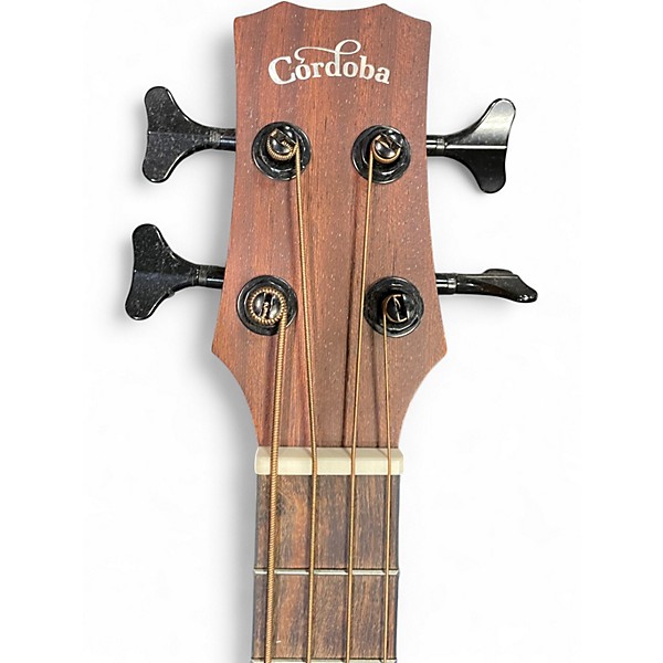 Used Cordoba Mini Bass II Natural Electric Bass Guitar