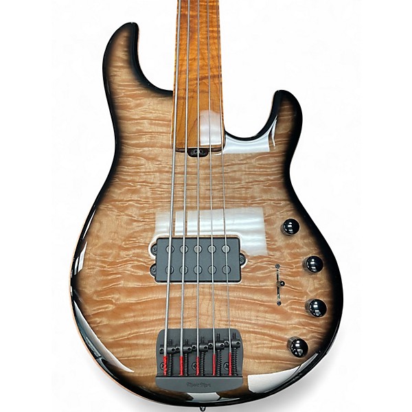 Used 2024 Ernie Ball Music Man Stingray 5 String ANTHRICITE Electric Bass Guitar