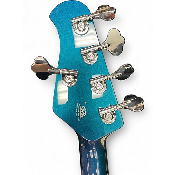 Used 2020 Ernie Ball Music Man Stingray 5 String KINETIC BLUE Electric Bass Guitar