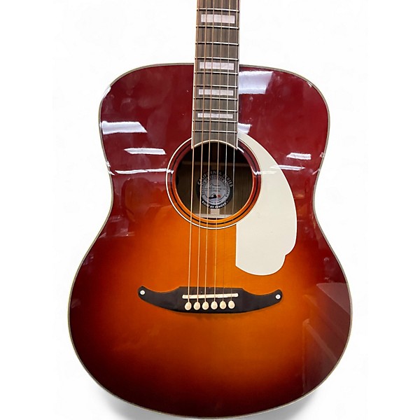 Used Fender California palomino vintage 2 Color Sunburst Acoustic Electric Guitar