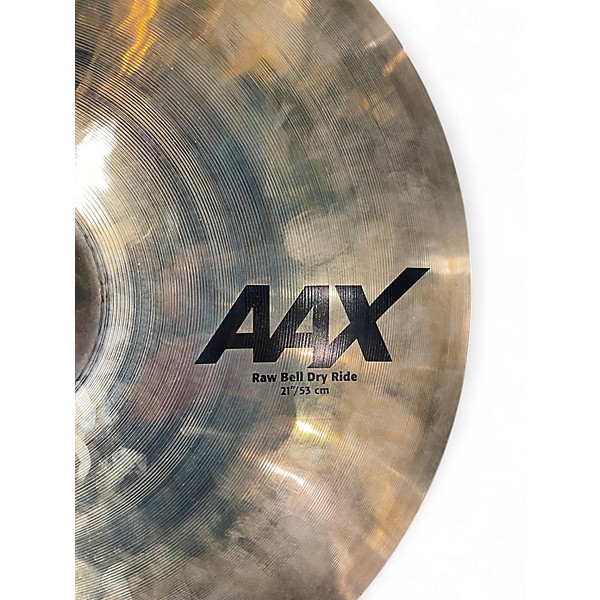Used SABIAN 21in AAX Raw Bell Dry Ride Cymbal