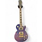 Used Epiphone LES PAUL 1960 TRIBUTE PLUS See Through Blue Solid Body Electric Guitar thumbnail