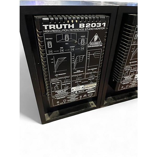 Used Behringer Pair Truth B2031A Powered Monitor