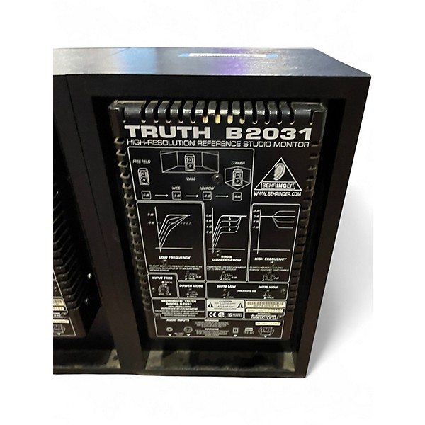 Used Behringer Pair Truth B2031A Powered Monitor