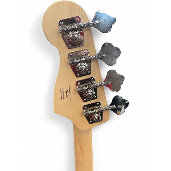 Used Squier Precision Bass Blue Electric Bass Guitar