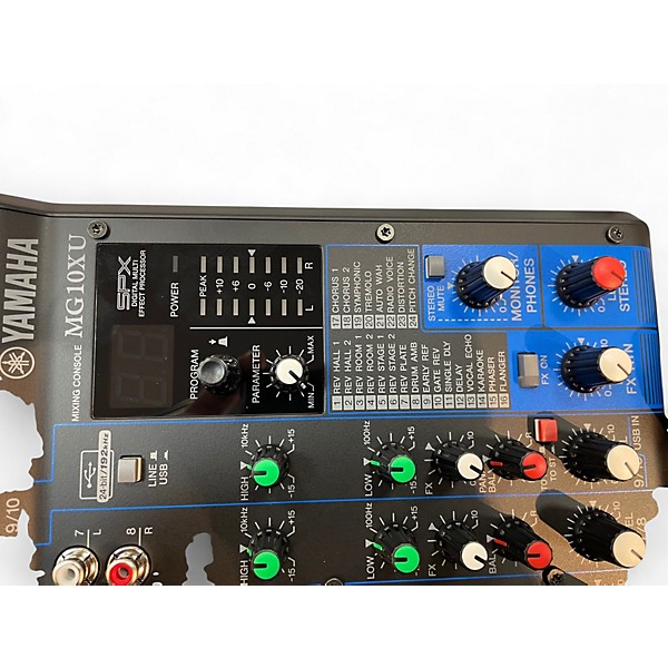 Used Yamaha MG10XU 10 Channel Mixer with Effects Unpowered Mixer
