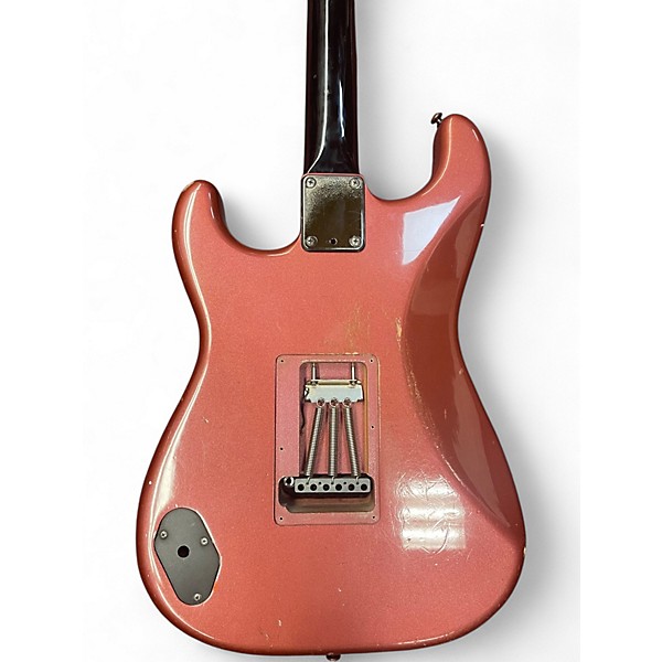 Vintage 1980s Fender Contemporary Strat Burgundy Mist Solid Body Electric Guitar