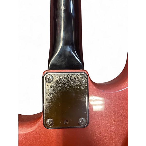 Vintage 1980s Fender Contemporary Strat Burgundy Mist Solid Body Electric Guitar