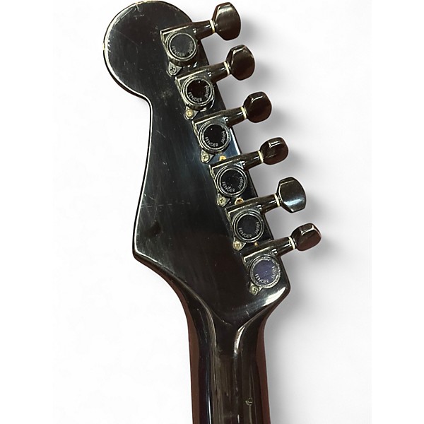 Vintage 1980s Fender Contemporary Strat Burgundy Mist Solid Body Electric Guitar