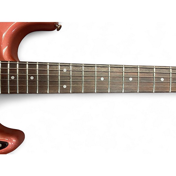 Vintage 1980s Fender Contemporary Strat Burgundy Mist Solid Body Electric Guitar