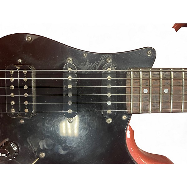 Vintage 1980s Fender Contemporary Strat Burgundy Mist Solid Body Electric Guitar