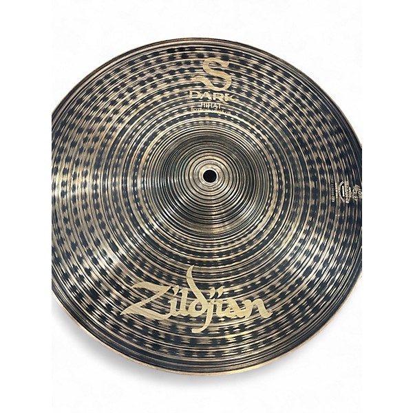 Used Zildjian 14in S Dark Hi hat Pair Cymbal