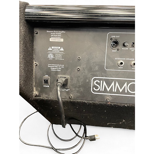 Used Simmons DA200S 200W Drum Amplifier