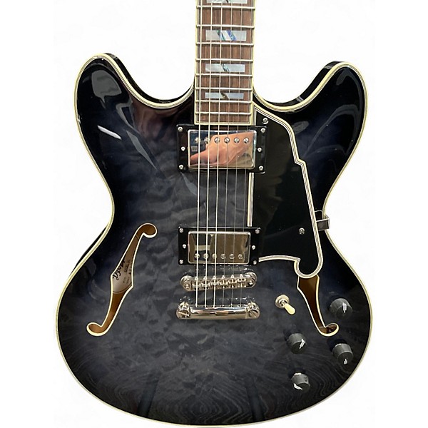 Used D'Angelico EXCEL DC Gray Hollow Body Electric Guitar