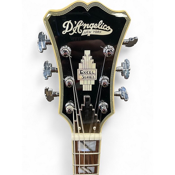 Used D'Angelico EXCEL DC Gray Hollow Body Electric Guitar