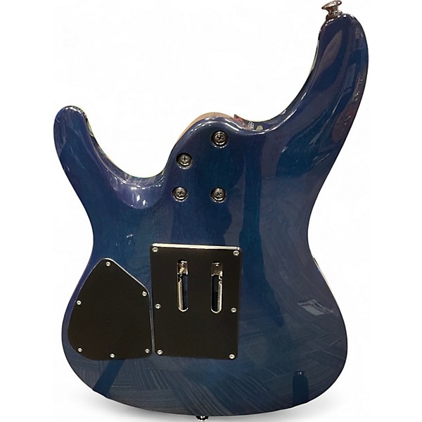 Used Ibanez S6570Q Natural Blue Solid Body Electric Guitar