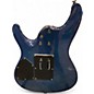 Used Ibanez S6570Q Natural Blue Solid Body Electric Guitar