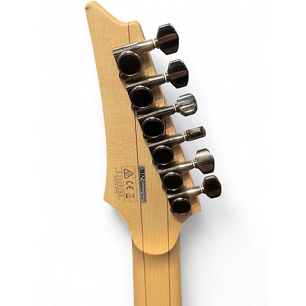 Used Ibanez S6570Q Natural Blue Solid Body Electric Guitar