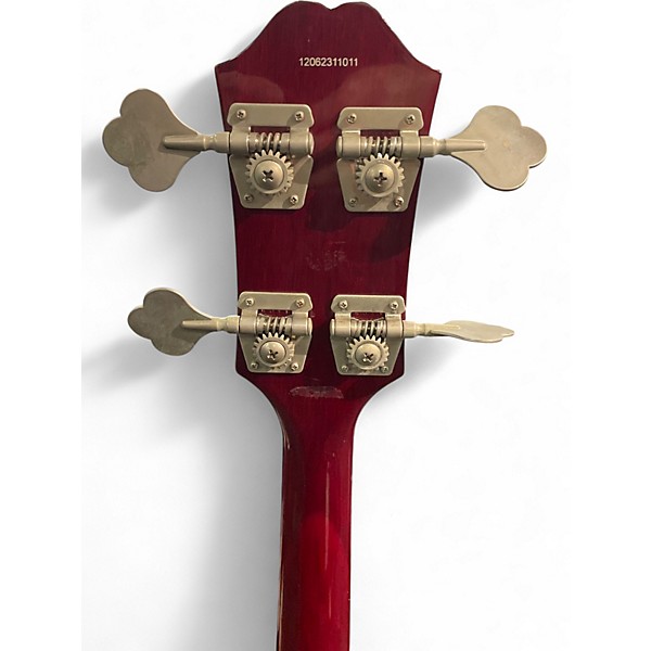 Used Epiphone SG E1  Worn Cherry Electric Bass Guitar