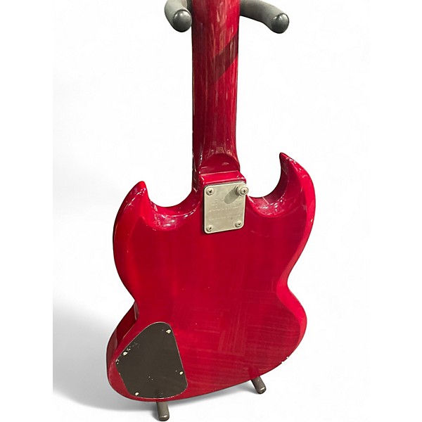 Used Epiphone SG E1  Worn Cherry Electric Bass Guitar