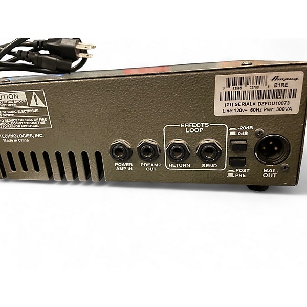 Used Ampeg B1RE 300W Bass Amp Head