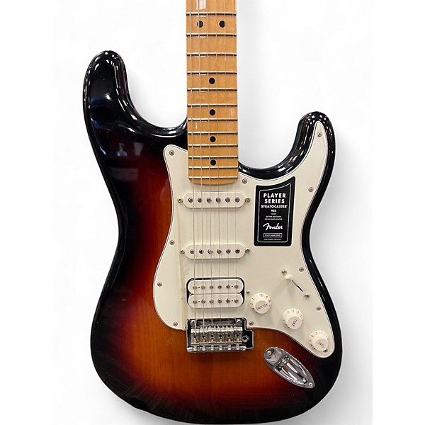 Used 2018 Fender Player Stratocaster HSS 2 Color Sunburst Solid Body Electric Guitar