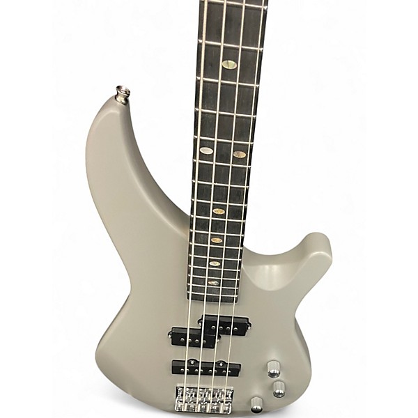 Used Mitchell MB100 Metallic Silver Electric Bass Guitar