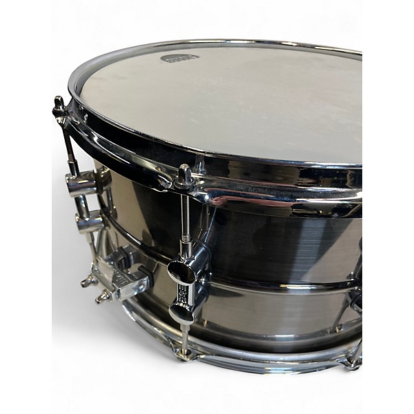 Used SONOR 13in KOMPRESSOR BRASS Black Chrome Drum