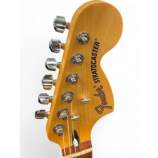 Used Fender STRATOCASTER Marshmallow White Solid Body Electric Guitar