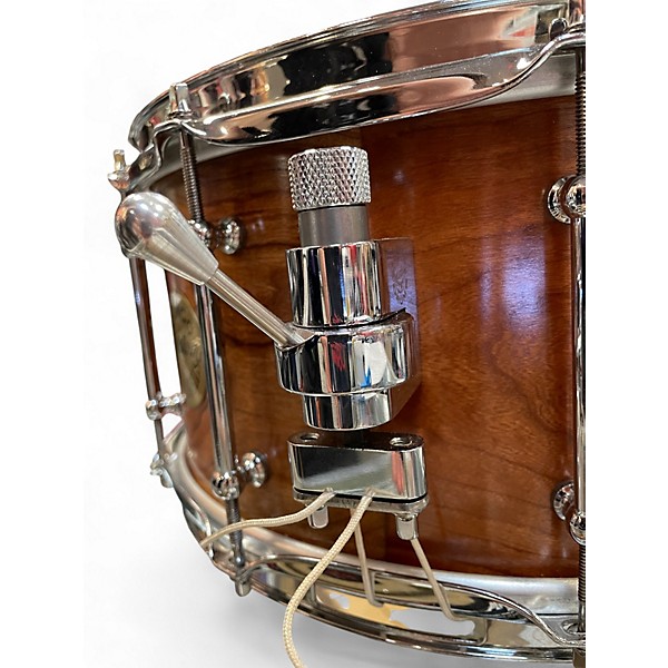 Used Longo Custom 6.5X14 Solid Shell Natural Drum