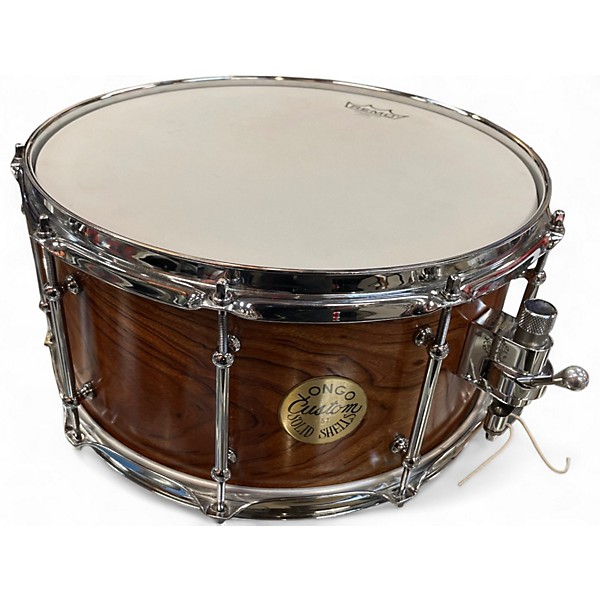Used Longo Custom 6.5X14 Solid Shell Natural Drum