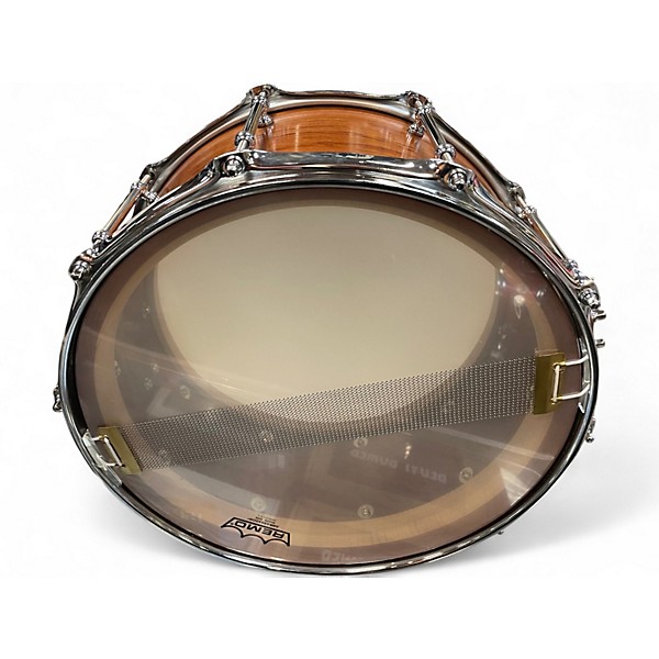 Used Longo Custom 6.5X14 Solid Shell Natural Drum