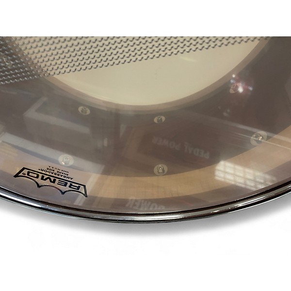 Used Longo Custom 6.5X14 Solid Shell Natural Drum