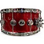 Used DW 6.5X14 Collectors Series Solid Single Ply Maple Red Sparkle Drum thumbnail