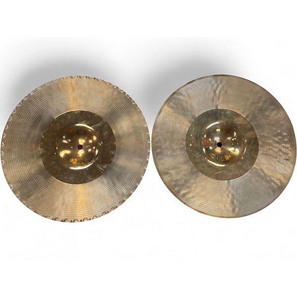 Used Zildjian 13in K Custom Hybrid Hi Hat Pair Cymbal