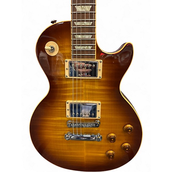 Used 2008 Gibson Les Paul Standard Iced Tea Solid Body Electric Guitar