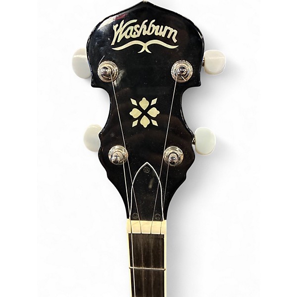 Used Washburn B9 5 String 2 Color Sunburst Banjo