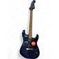 Used Squier PARANORMAL Strat-O-SONIC Blue Solid Body Electric Guitar thumbnail