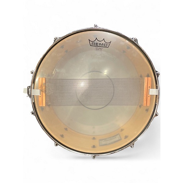 Used Pearl 14in Masters Maple Complete Snare 2 Color Sunburst Drum